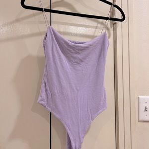 purple bodysuit size small